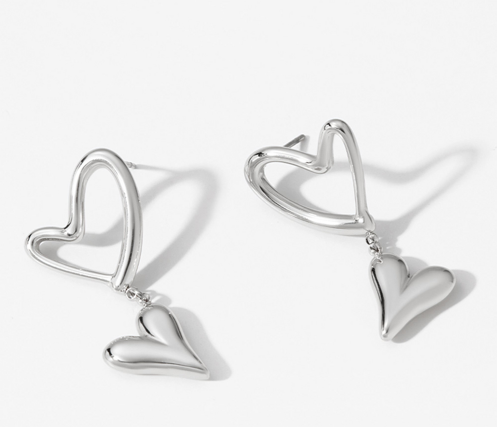 Stainless steel 316 earing silver