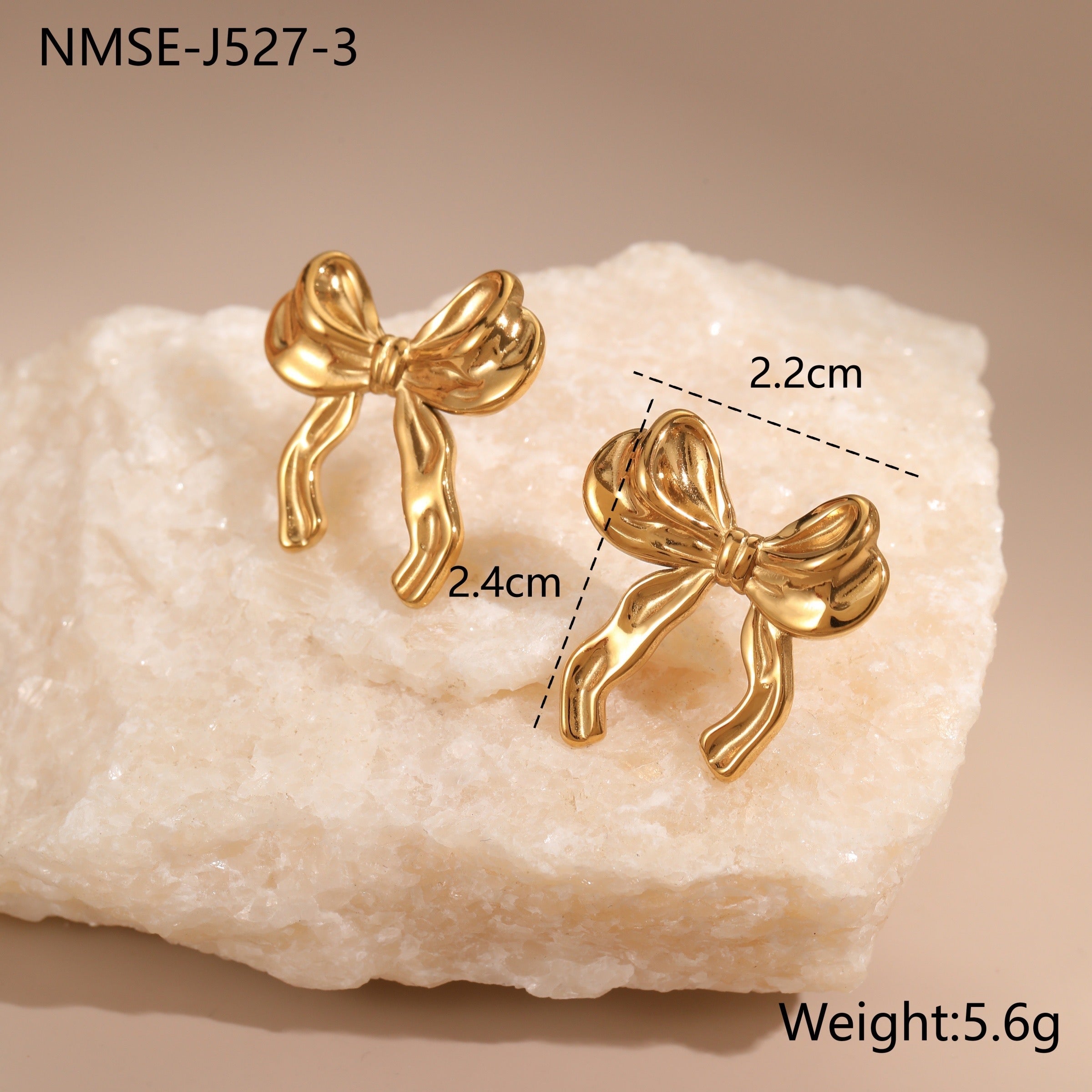 Stainless steel 18k earrings