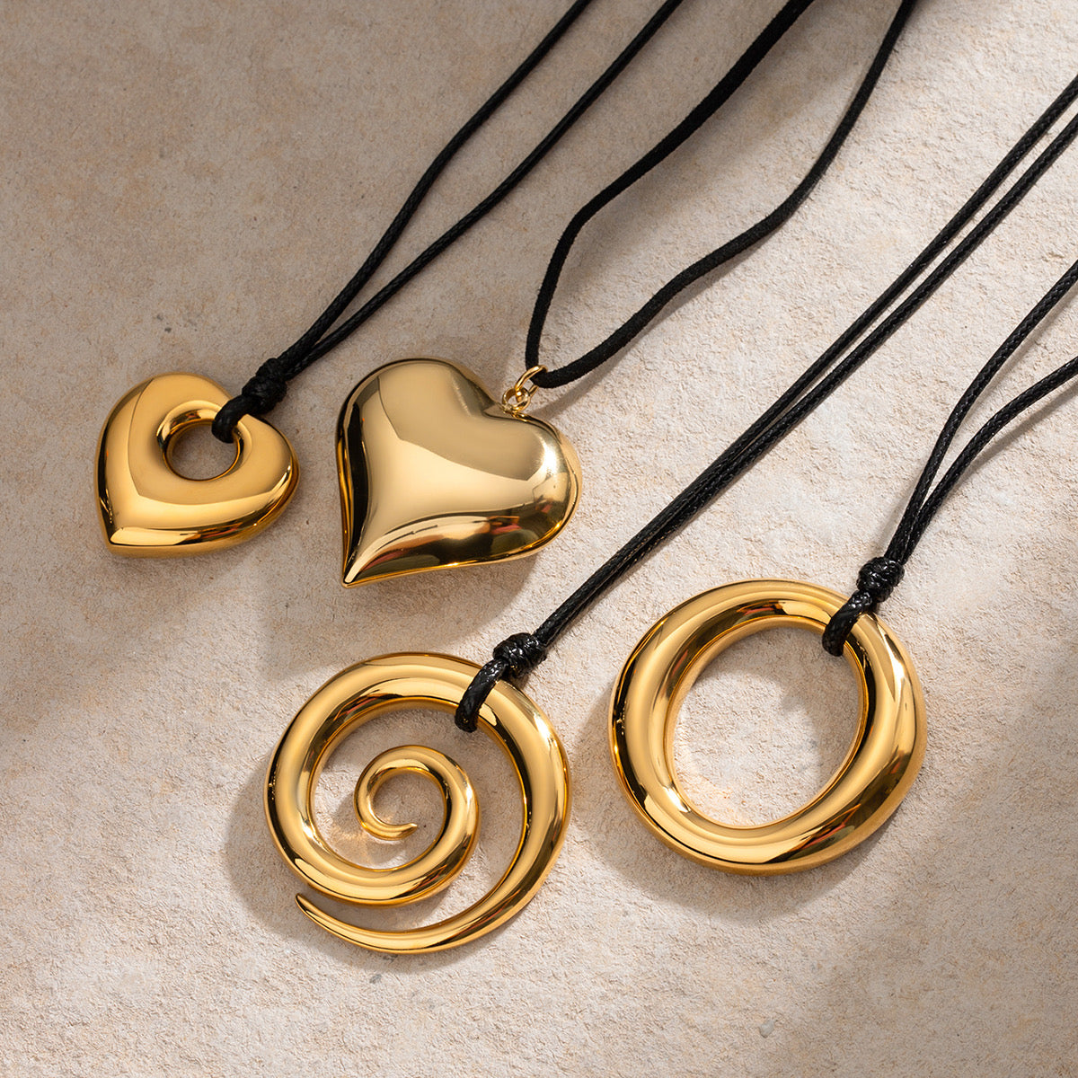 Stainless steel 18k necklace
