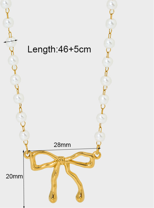 Stainless steel 18k necklace gold