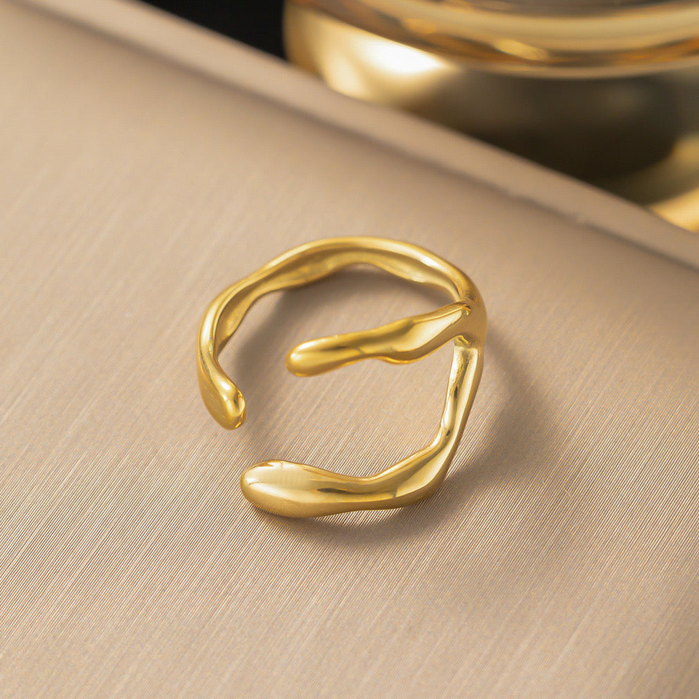 Stainless steel elegant ring
