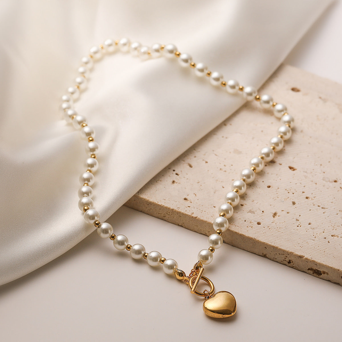 Stainless steel 18k necklace