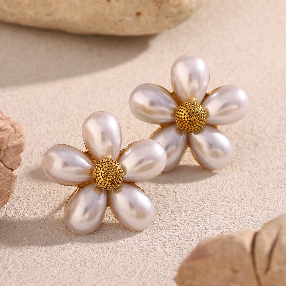 Stainless steel 18k earrings