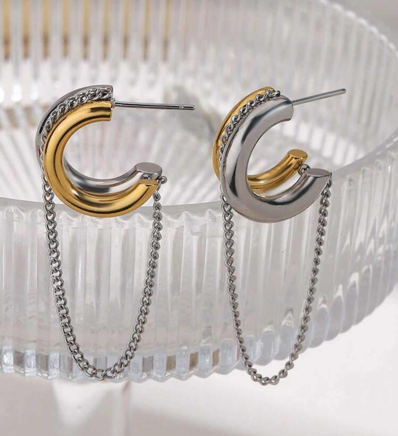 Stainless steel earrings