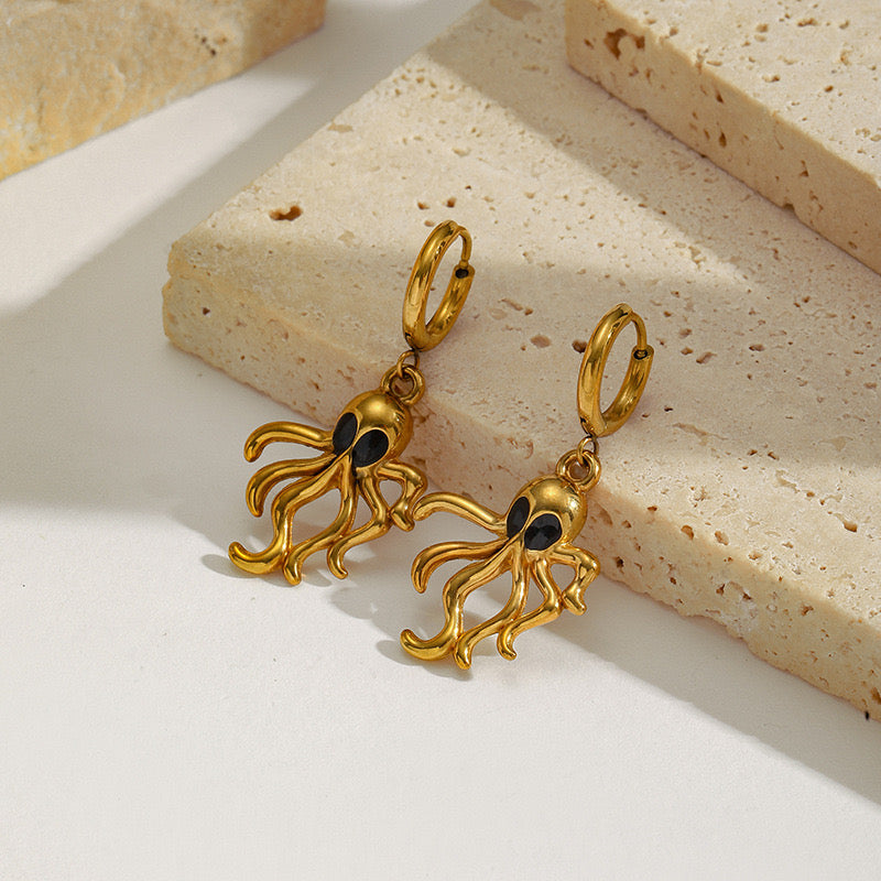 Stainless steel 18k earrings