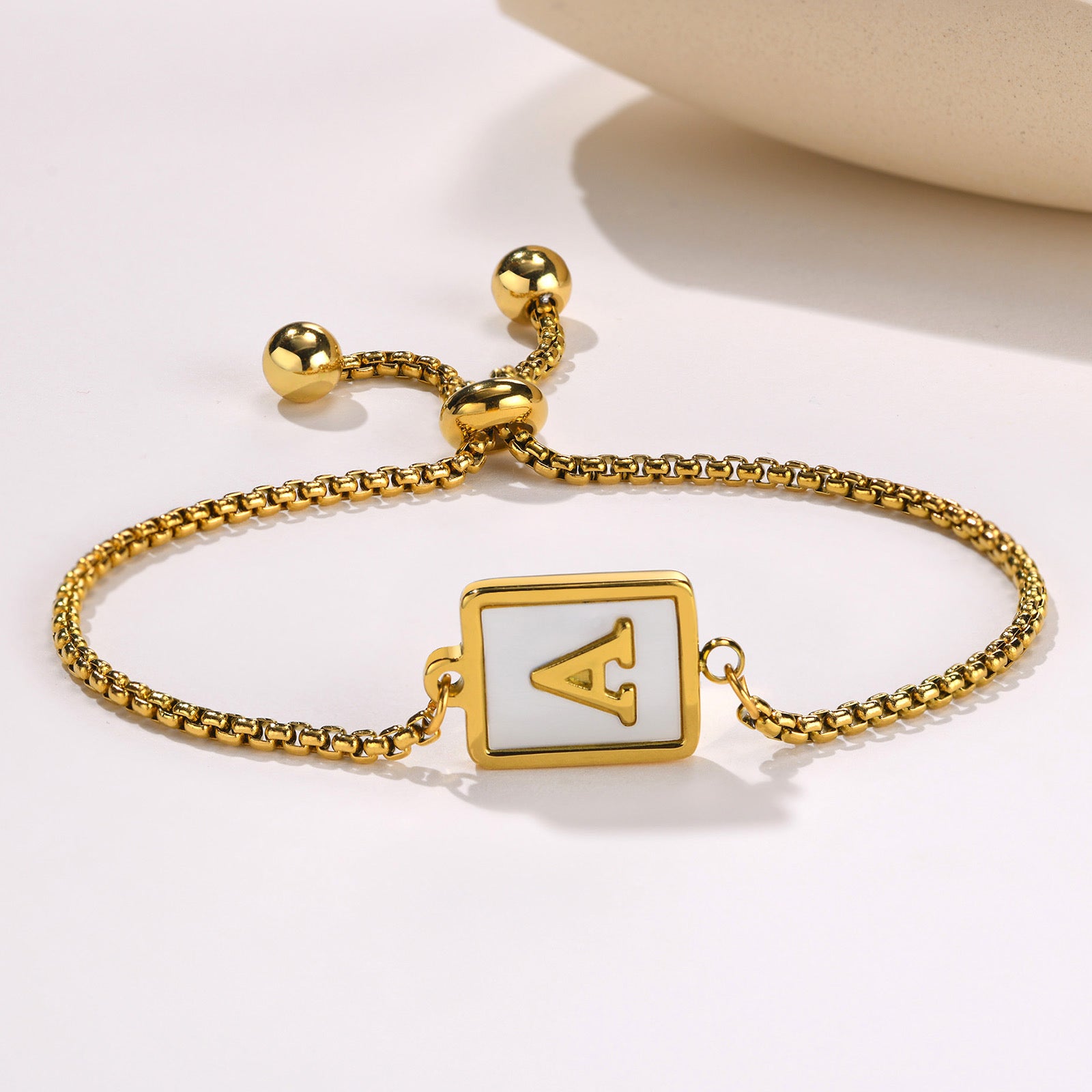 Stainless steel 18k bracelet