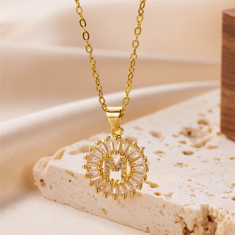 Stainless steel 18k necklace