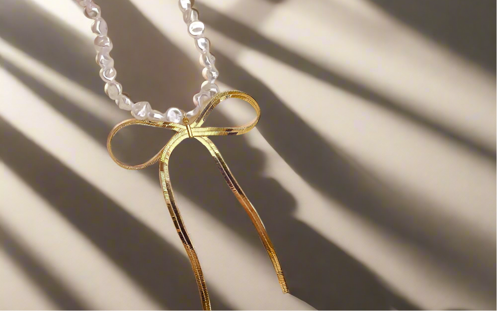 Stainless steel 18k necklace gold