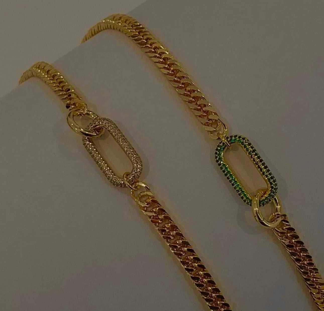 Retro geometric titanium steel 18k stainless steel necklace