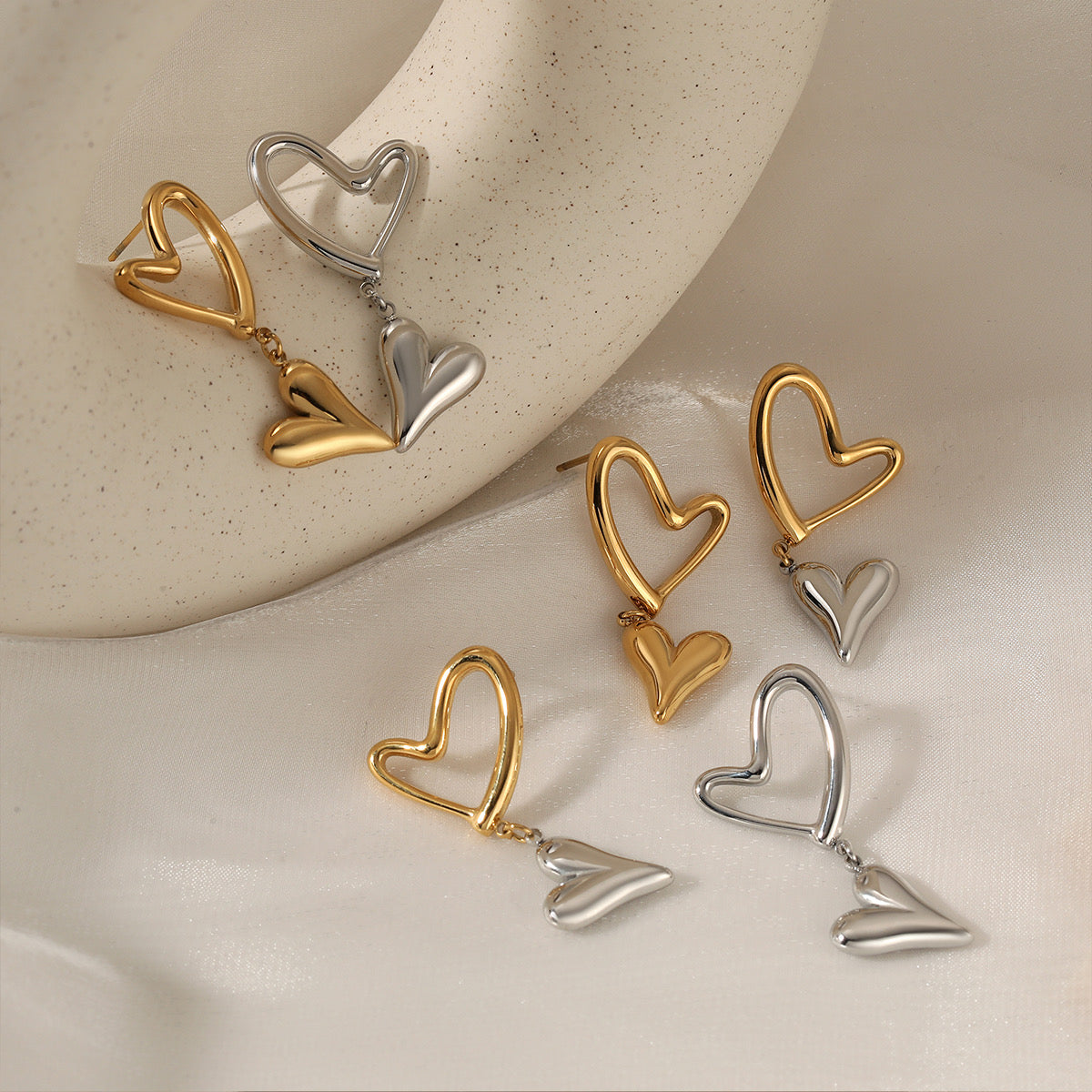 Stainless steel 316 earing gold