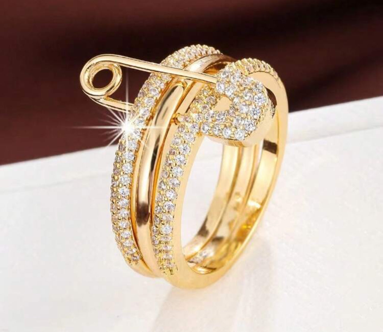 Ring multi layer + pin design size 11/21